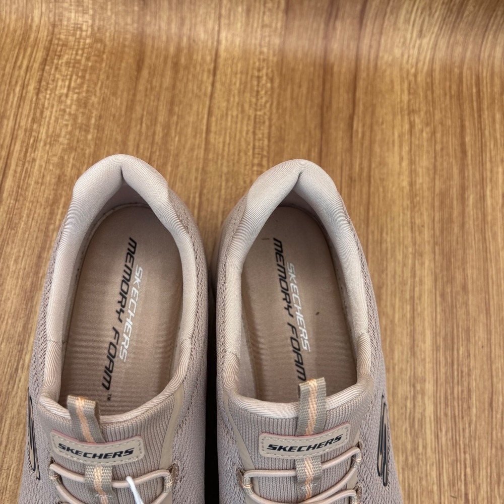 Skechers Summits Summer Blush Sneakers Womens 11 Taupe Peach Memory Foam New - Picture 7 of 11